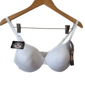 Maidenform T-Shirt Bra 34C White Comfort Devotion Underwire Adjustable Strap NEW